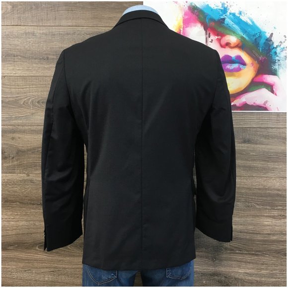 Joseph Abboud Mens Blazer Sport Coat Two Button Casual Jacket Size 44R Wool Suit - Picture 6 of 13